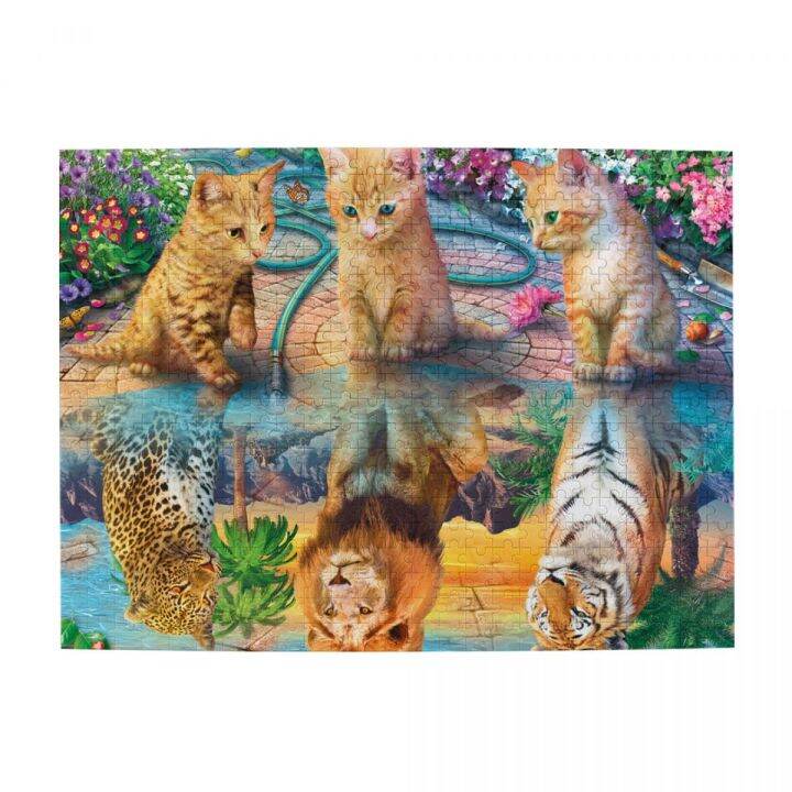 cats-collection-kitten-dreams-wooden-jigsaw-puzzle-500-pieces-educational-toy-painting-art-decor-decompression-toys-500pcs