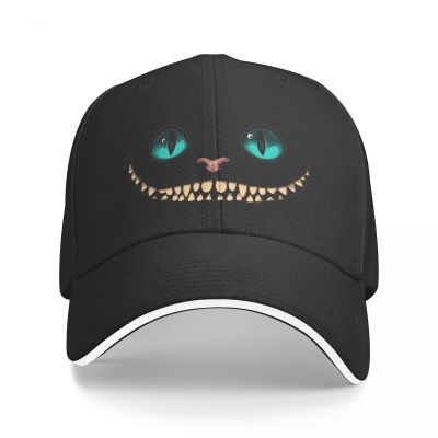 Cheshire Cat Baseball Caps Merch Vintage Sun Cap for Men Women Daily Running Golf Gift