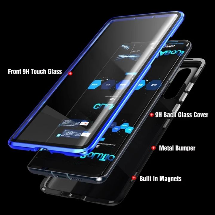 enjoy-electronic-magnetic-double-sided-glass-metal-phone-case-for-huawei-p40-p30-p20-pro-9x-y9-p-smart-z-2019-honor-20-30-50-mate-30-20-lite