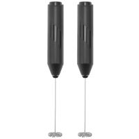 2 Pack Milk Frother Handheld Battery Operated Foam Maker For Coffee Mini Mixer Electric Whisk Frother Electric