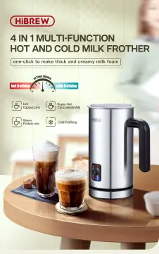 HiBREW 4 in 1 milk frother frothing foamer fully automatic milk