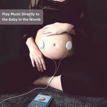 Bellybuds by WavHello, Pregnancy Baby-Bump Headphones | Prenatal Bellyphones Play Music, Sound and