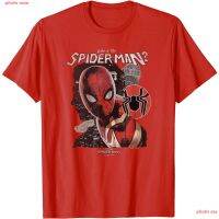 [S-5XL]สไปเดอร์แมน เสื้อยืดสไตล์เกาหลี เสื้อยืดSpider-Man Marvel Spider-Man No Way Home Who Is Spider-Man? T-Shirt คู่เสS-5XL