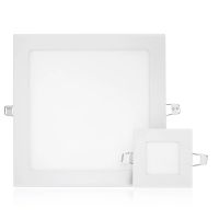 1X Ultra Thin Square Led Panel Downlight 3w 6w 9w 12w 15w 18w LED Ceiling Light Built-in AC85-265V LED Panel Light SMD2835