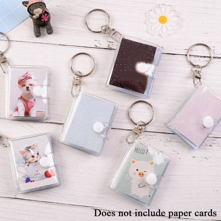 cw-1-inch-photo-albums-16-sticker-with-keychain-pendant-star-picture-storage-book