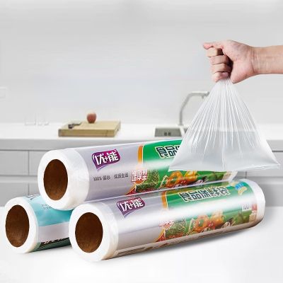 1 Roll Packaging Plastic Bags Disposable Wrap Kitchen Fresh Keeping Heat Sealer Food Saver Bags Vacuum Food Fruit Storage Bag