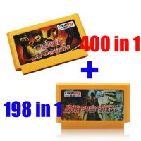 Hot 2 Pieces No Repeated Game Collection 400 in 1 Game Cartridge 198 in 1 Game Card For 8 Bit Subor Game Player