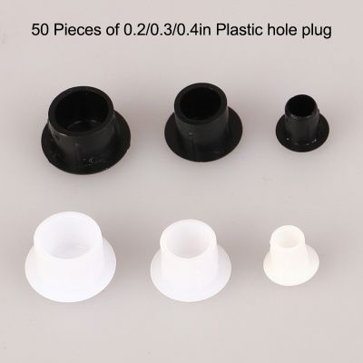 50Pcs 5 10mm Plastic ractical Exterior Drill Hole Plug Hole Dust Plug Stopper Furniture Hole Covers Protective Cap Screw Decor