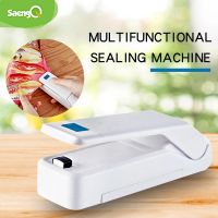 saengQ Mini portable sealing machine multi-function small home plastic bag sealing machine snack storage bag sealing machine