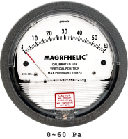 0-60 PA เกจวัดแรงดัน  MAGRFHELIC | Differential Pressure Gages ใช้วัดได้ทั้งแรงดันบวกและลบ  สำหรับห้องแยกโรค ห้องผ่าตัด ,พร้อมสายยางคุณภาพดี และฟิตติ้ง