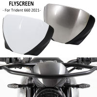 2021 For Trident 660 For TRIDENT660 Motorcycle Flyscreen Front Screen Lens Windshield Fairing Windscreen Deflector