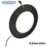 0.3mm Thick  2/3/4/5/8mm wide choose  Double Adhesive Foam Tape for phone Sealing Adhesives  Tape