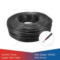 3-100m Electrical Cable Extension Cord 12V/24V DC 20AWG Flexible PVC Jacketed Outdoor Speaker Wires For Audio Project LED Lights