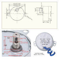 มอเตอร์ Synchron 100-127V ประหยัดพลังงานมอเตอร์ Synchron AC สำหรับเครื่องใช้ในครัวเรือน