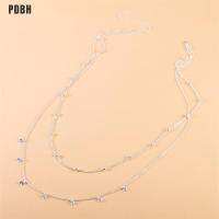 [PDBH Fashion Store] Pearl Shell Heart Belly Chains Butterfly Star Crescent Tassel Body Chains