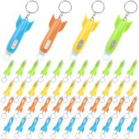 【CW】 48 Pieces Helicopter Flashlight Keychain Chains for Boys and Birthday Favors