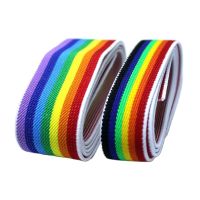 ☸₪❅ new style Beautiful stripes high quality durable pants skirt belt sewing clothing accessories elastic band rubber Color belt