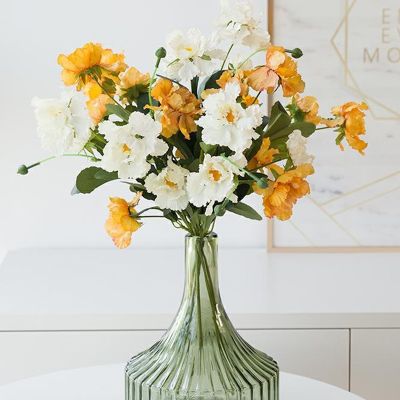 【cw】 51cm ArtificialWild ChrysanthemumSimpleWedding Floral Photography Props Round Fengju wholesale