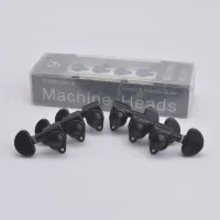 1 Set  3R-3L Guitar Machine Heads Tuners  Black   KR(Origin)