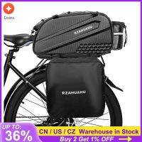 2023✶✓ Lixada 3-in-1 Bike Rack Bag Trunk Bag Waterproof Bicycle Rear Seat Bag with 2 Side Hanging Bags Cycling Cargo Luggage Bag