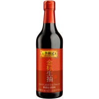 Lee Kum Kee Gold Label Soy Sauce 500 ml ลีกุมกี่ซีอิ้วขาวผลิตจากถั่วเหลืองคัดพิเศษ