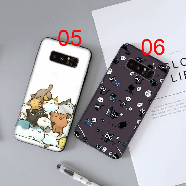 cute-cat-อ่อนนุ่ม-ซิลิโคน-เคสโทรศัพท์-หรับ-xiaomi-redmi-note-11-9t-10c-10s-11i-12-11t-10-max-pro-black-ปก