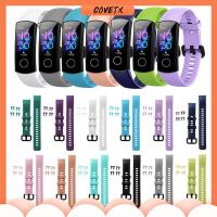 COVETX คลาสสิค กีฬา สายรัดข้อมือ สายนาฬิกา สายสำรอง For Honor Band 5 4 ซิลิโคน