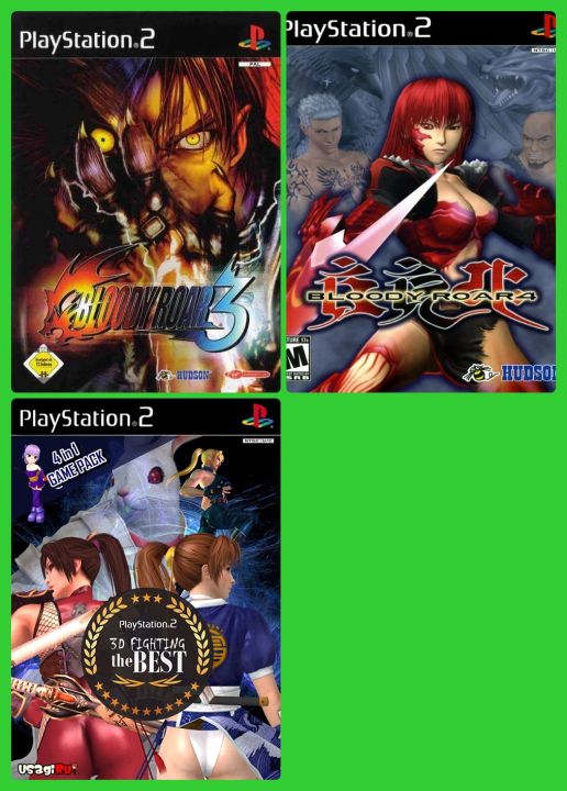 bloody-roar-บลัดดีรอร์-ภาค-2-3-4-3d-fighting-แผ่นเกม-ps2