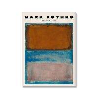 Mark Rothko ภาพจิตรกรรมฝาผนังหลายสีแบบนามธรรมที่มีชื่อเสียงผ้าใบวาดภาพโปสเตอร์และภาพพิมพ์ศิลปะห้องนั่งเล่นตกแต่งบ้านสมัยใหม่แบบนอร์ดิกพิมพ์บนผ้าใบ1ชิ้นภายในกรอบหรือไร้กรอบ (ขนาดของภาพสามารถปรับแต่งได้)