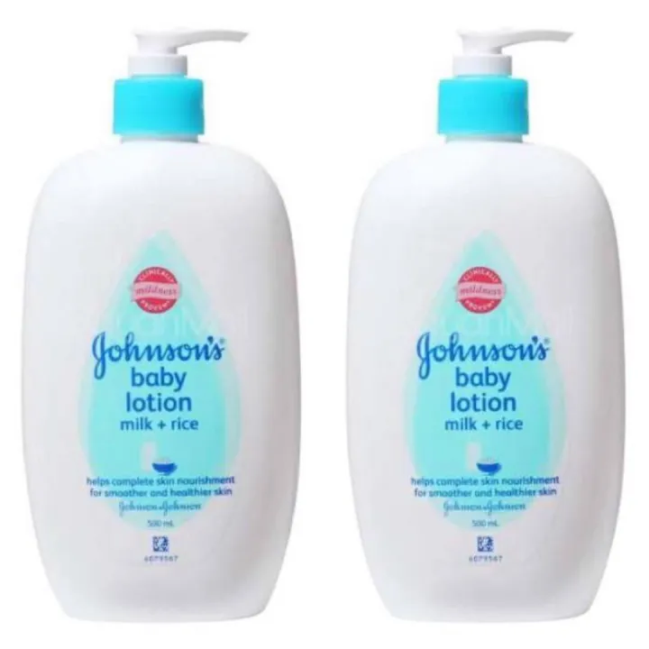 Johnson's Baby Milk + Rice Lotion 500ml Lazada PH