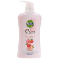 [Mega Sale] Free delivery จัดส่งฟรี Dettol Onzen Momo and Raspberry Shower Gel 500g. Cash on delivery เก็บเงินปลายทาง