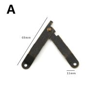 บานพับบานพับสปริงทองแดงโบราณ1ชิ้นอยู่สำหรับกล่องเฟอร์นิเจอร์ของเล่นอุปกรณ์เสริมสำหรับประตูตู้บานพับห้องครัวฝาบานพับสทากสกรูตัวยึด