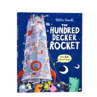 Original English picture book the hundred Decker rocket spot hundred layer rocket contains 84cm large folding hundred layer bus. Author Mike Smith develops imagination and exercises observation and brain