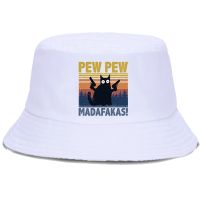 bjh♛❀ﺴ  Pew Madafakas Panama Cap Hat Print Outdoor Caps Street Hats