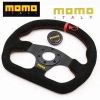 JDM 330MM Racing MOMO Steering Wheel Car Suede Leather Drift Steering Wheel Volantes For VW HONDA TOYOTA BMW Nissan Opel Game