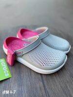 รองเท้า Crocs โดนน้ำได้ไม่เจ็บขา มีหลายสี ไลน์สายไฮเลือก มีไสM4-M11 สินค้ามีพร้อมส่ง