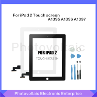 Eplacement หน้าจอสัมผัสกระจกกันรอยดิจิตอลสำหรับ Apple iPad 2 A1395 A1396 A1397