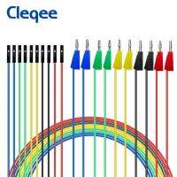 Cleqee P1530 10ชิ้น Dupont หญิงปลั๊กกล้วยที่วางซ้อนได้สายจัมเปอร์4มม. สำหรับของตกแต่งงานปาร์ตี้บอร์ดพลาสติกสำหรับใช้ต่อวงจรต้นแบบ Pcb