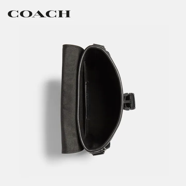 coach-กระเป๋าสะพายข้างผู้ชายรุ่น-track-small-flap-crossbody-in-signature-canvas-สีเทา-c3134-qbchr