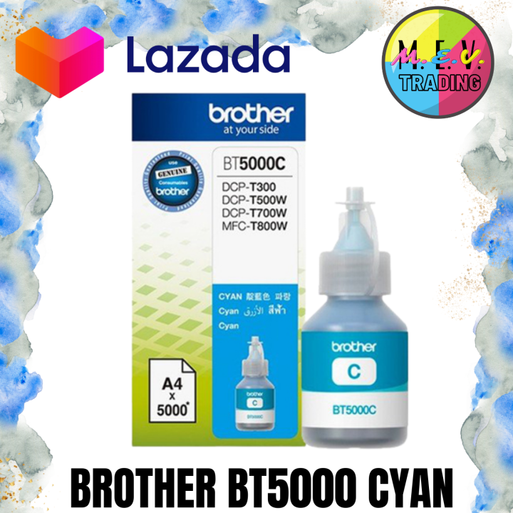 Brother BT5000 CYAN Original Ink Cartridges CYAN Lazada PH
