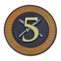 Csgo Cs Go Counter Strike Design Five Year Veteran Coin 5 Years Medal/coin - 5 Year Coin Limited Collection