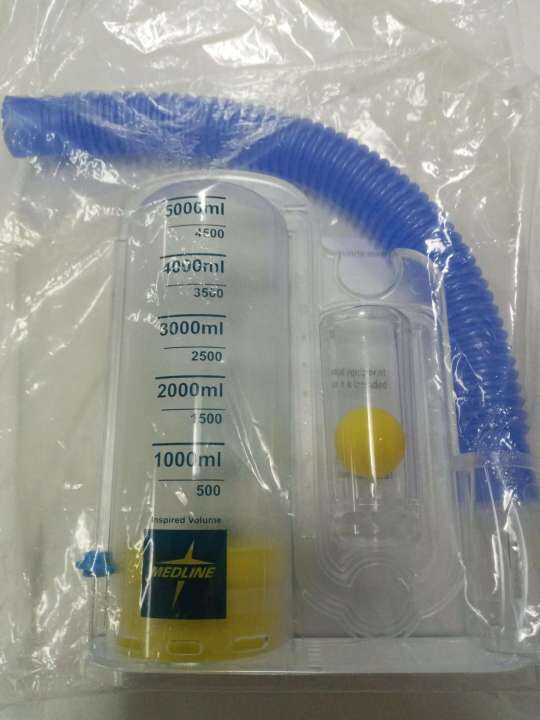 Medline Breath Builder Voldyne 5000 Volumetric Respiratory Spirometer
