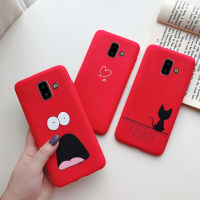 น่ารักทาสีซิลิโคนเคสโทรศัพท์สำหรับSamsung Galaxy J6 2018 J600/J6 + J6บวกJ610FกรณีSoft TPUฝาหลังปลอก