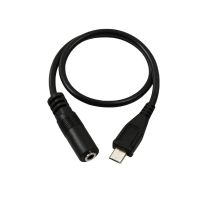 1pc Micro USB 5 Pin Male To 3.5mm Female Jack AUX Audio Sync Headphone Adapter Cable Cord 30cm 50cm