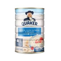 Quaker เควกเกอร์ ข้าวโอ๊ตสุกเร็ว ขนาด 800 กรัม (ข้าวโอ๊ตสุกเร็ว)
