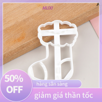 ?【HOT SALE】MUXI แม่พิมพ์บิสกิตคริสต์มาสแบบทำมือ1ชิ้นแม่พิมพ์คุกกี้รูปซานตาคลอสที่มีเตาผิงสำหรับเทศกาลคริสต์มาสแม่พิมพ์เค้กฟองดองเครื่องมืออบเค้ก