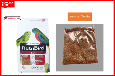 Nutribird B14 นูทริเบิร์ดอาหารนก หงษ์หยก พารากีตเล็ก เลิฟเบิร์ด แก้วเล็ก เม็ดสีกลมเล็ก (cเเบ่งขาย1kg)