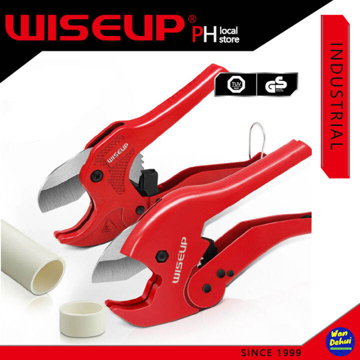 WISEUP Original Plastic Tube Cutting Heavy Duty Pipe Cutter for PVC PPR