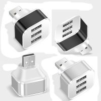 Mini Portable Adapter High Speed USB 2.0 Hub Mini Hub Socket Mobile Phone Charger 3 Port Splitter USB Hubs