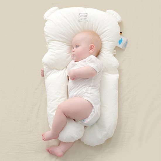 2023 trẻ sơ sinh mới gối định hình điều chỉnh chống rollover bên gối ngủ - ảnh sản phẩm 3
